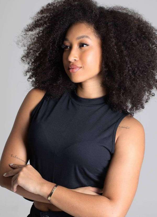 Sawary - Cropped Sawary Regata - 277981 Preto 3