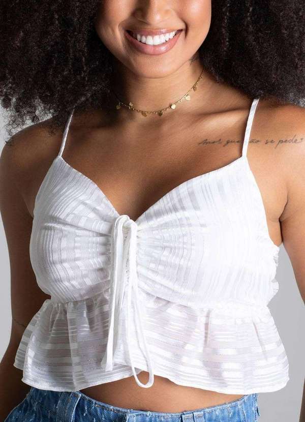 Sawary - Cropped Sawary Serena - 279718 Branco 6