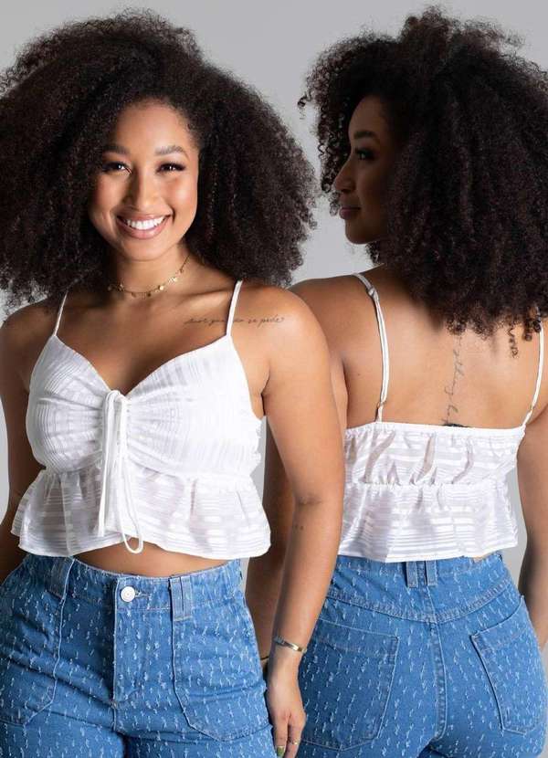 Sawary - Cropped Sawary Serena - 279718 Branco 7