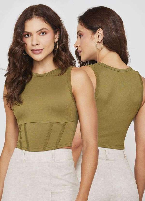 Sawary - Cropped Sawary Verde Verde 5