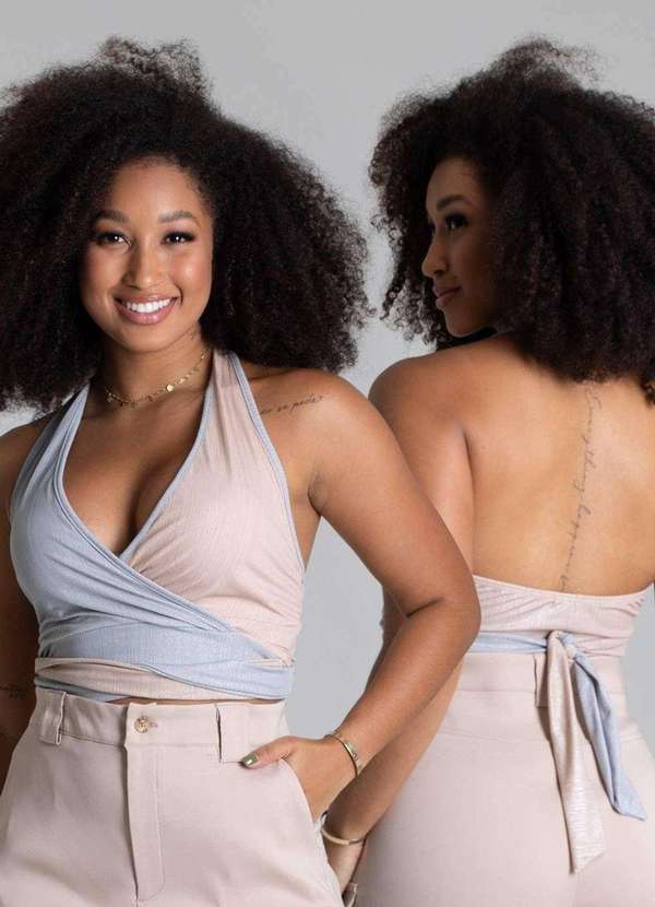 Sawary - Top Sawary Frente Unica - 279701 Cinza 6