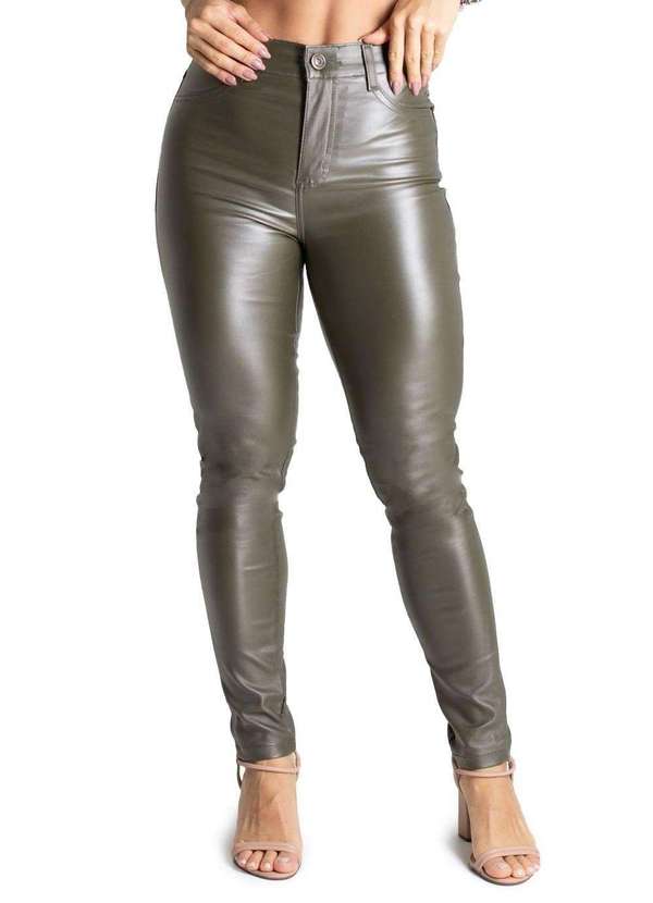 Sawary - Calça Bengaline Sawary Cigarrete - 276516 Verde