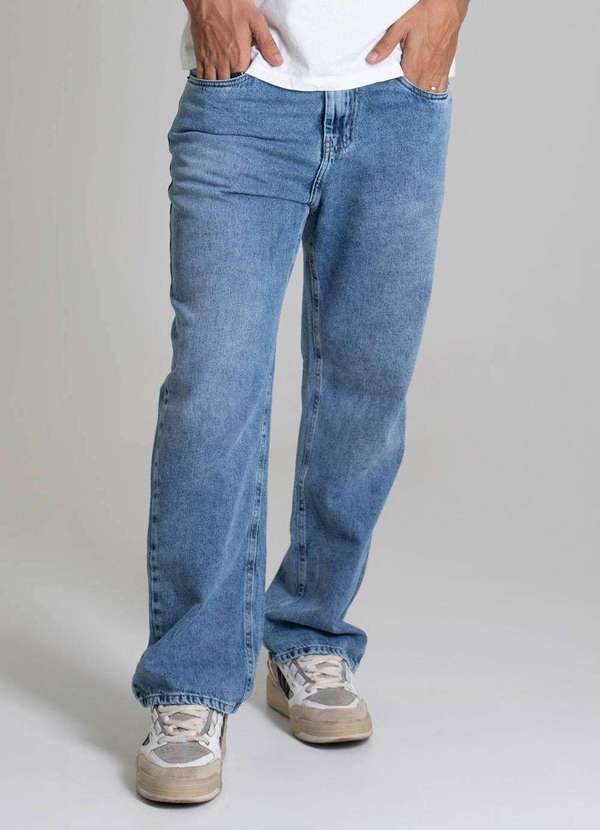 Sawary - Calça Jeans Sawary Baggy - 279213 Azul 5