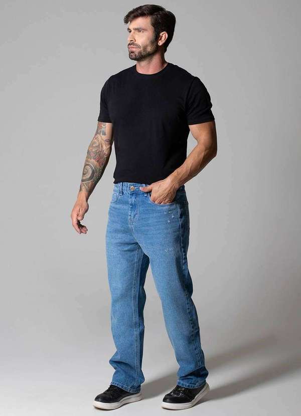 Sawary - Calça Jeans Sawary Baggy - 279422 Azul 3