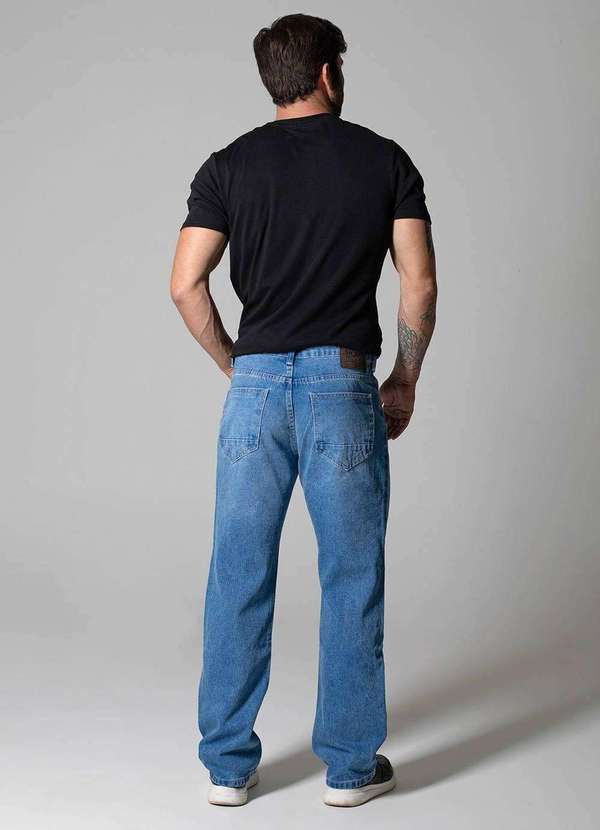 Sawary - Calça Jeans Sawary Baggy - 279422 Azul 4