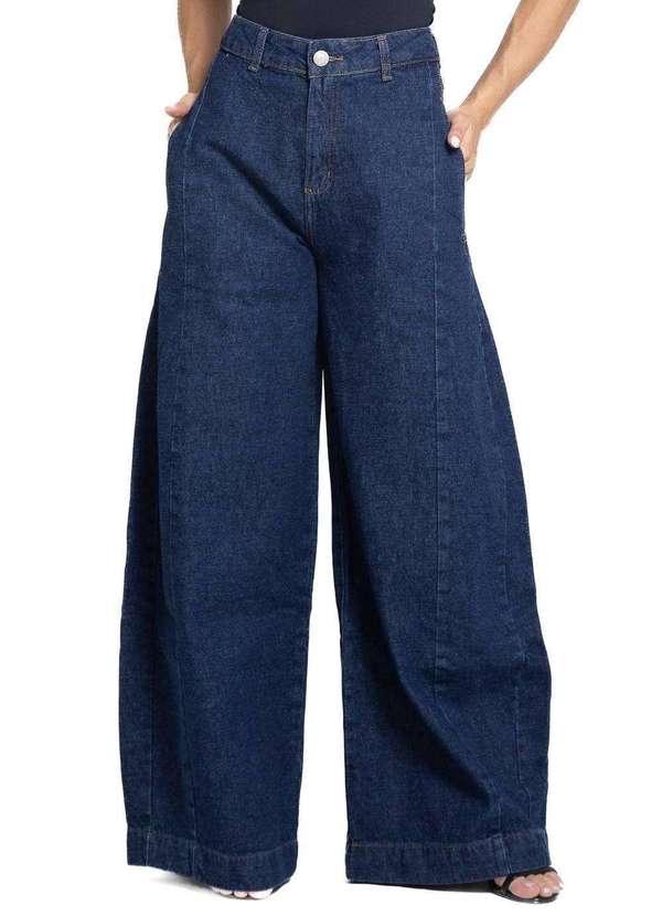 Sawary - Calça Jeans Sawary Balloon - 282090 Azul