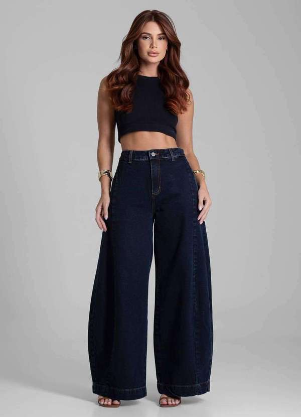 Sawary - Calça Jeans Sawary Balloon - 282602 Azul 2