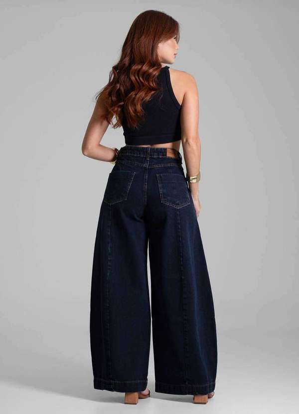 Sawary - Calça Jeans Sawary Balloon - 282602 Azul 4