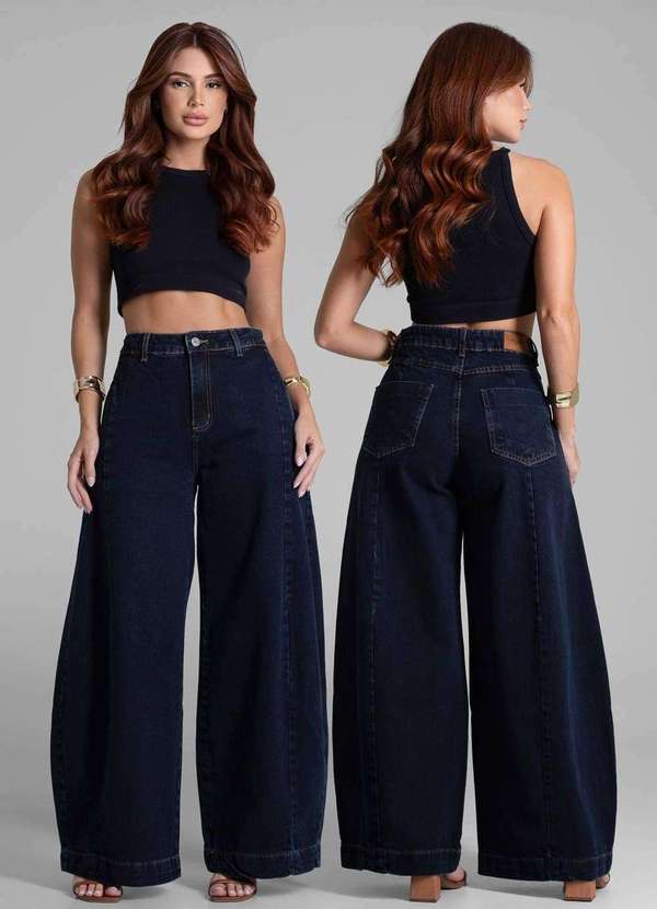 Sawary - Calça Jeans Sawary Balloon - 282602 Azul 6