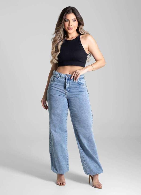 Sawary - Calça Jeans Sawary Balonê - 281688 Azul 2