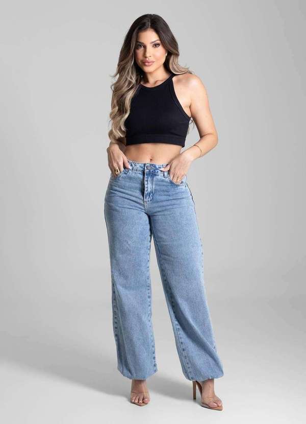 Sawary - Calça Jeans Sawary Balonê - 281688 Azul 6