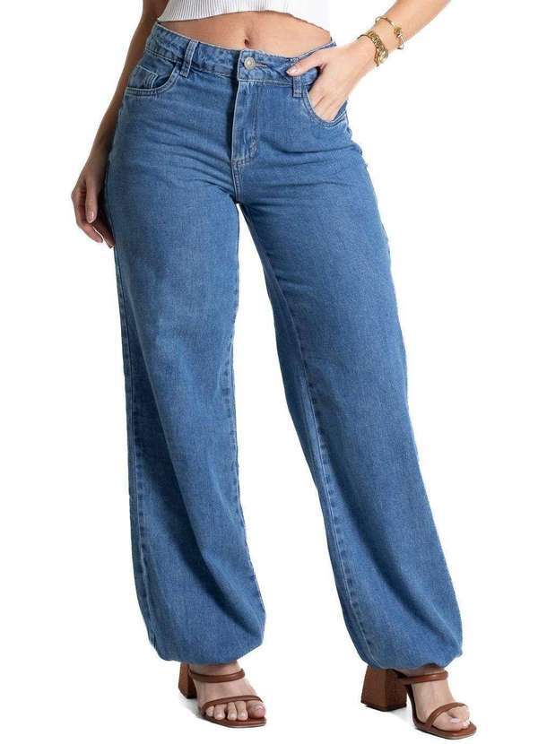 Sawary - Calça Jeans Sawary Balonê - 281689 Azul