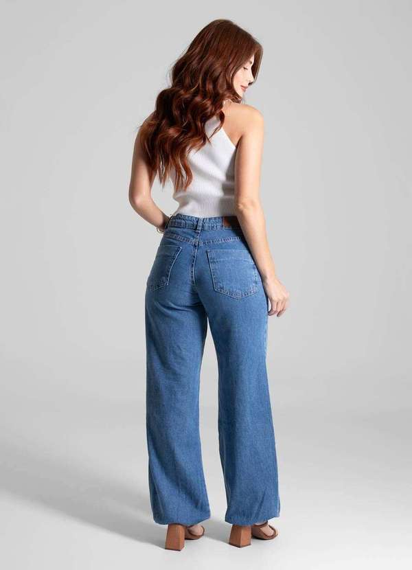 Sawary - Calça Jeans Sawary Balonê - 281689 Azul 4