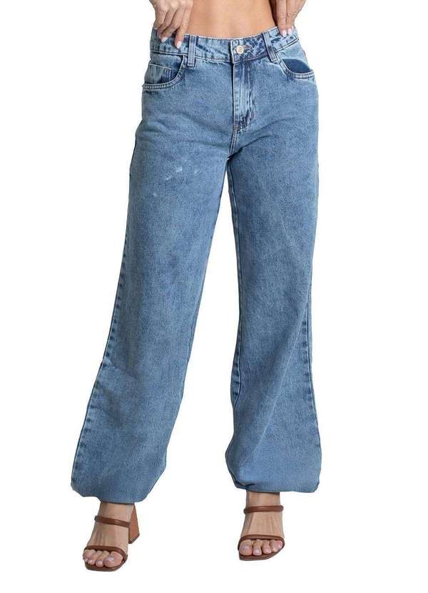 Sawary - Calça Jeans Sawary Balonê - 281755 Azul