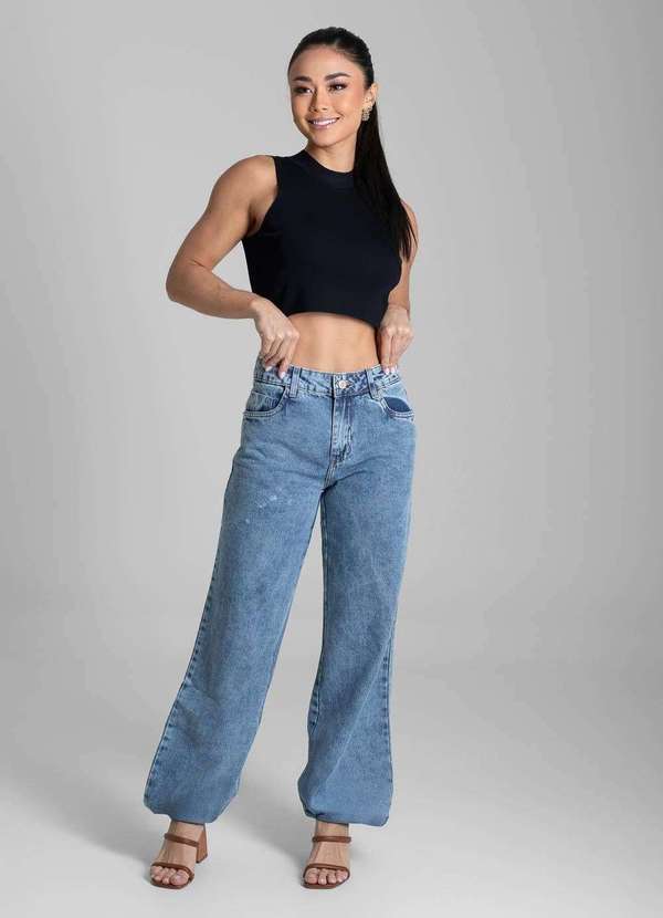 Sawary - Calça Jeans Sawary Balonê - 281755 Azul 2