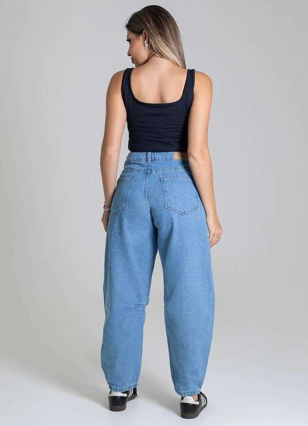 Sawary - Calça Jeans Sawary Barrel - 279268 Azul 3