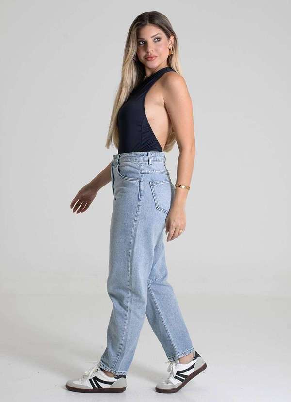 Sawary - Calça Jeans Sawary Barrel - 279589 Azul 2