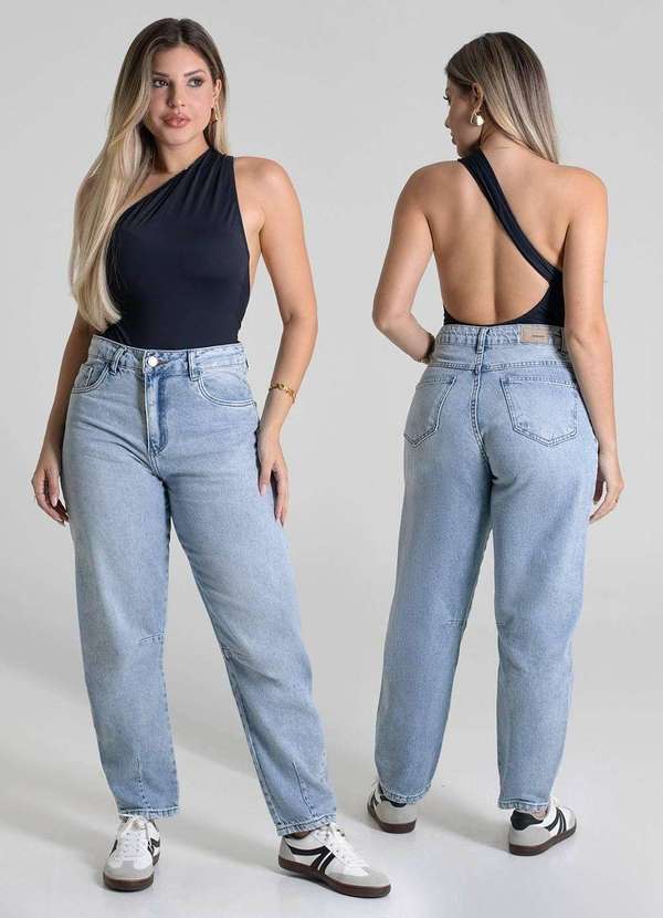 Sawary - Calça Jeans Sawary Barrel - 279589 Azul 5