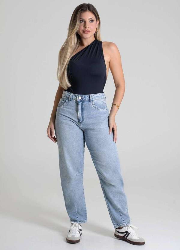 Sawary - Calça Jeans Sawary Barrel - 279589 Azul 6