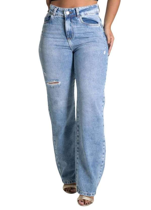 Sawary - Calça Jeans Sawary Barrel - 279634 Azul
