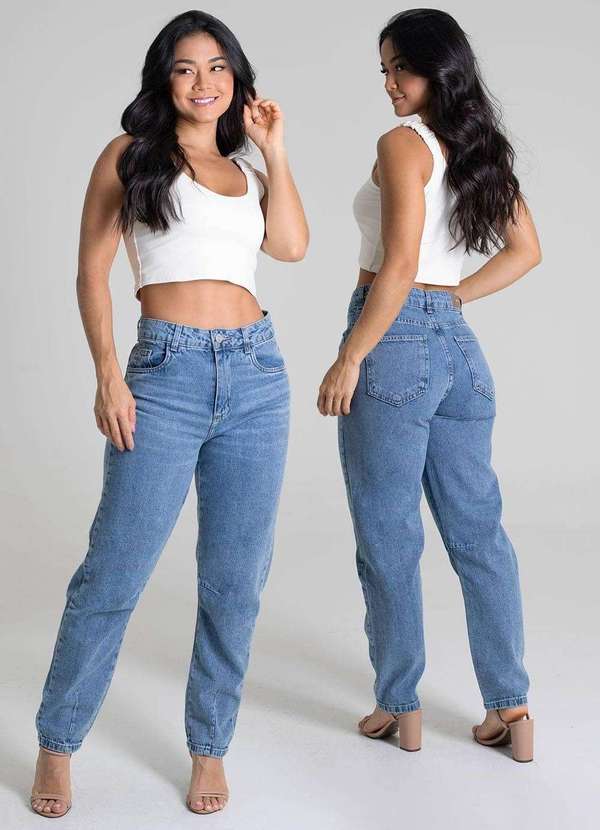 Sawary - Calça Jeans Sawary Barrel - 279667 Azul 6