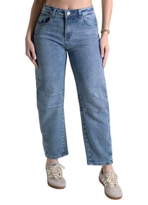 Sawary - Calça Jeans Sawary Barrel - 279852 Azul