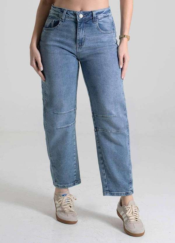 Sawary - Calça Jeans Sawary Barrel - 279852 Azul 5