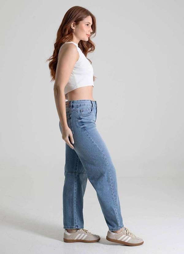 Sawary - Calça Jeans Sawary Barrel - 279936 Azul 3