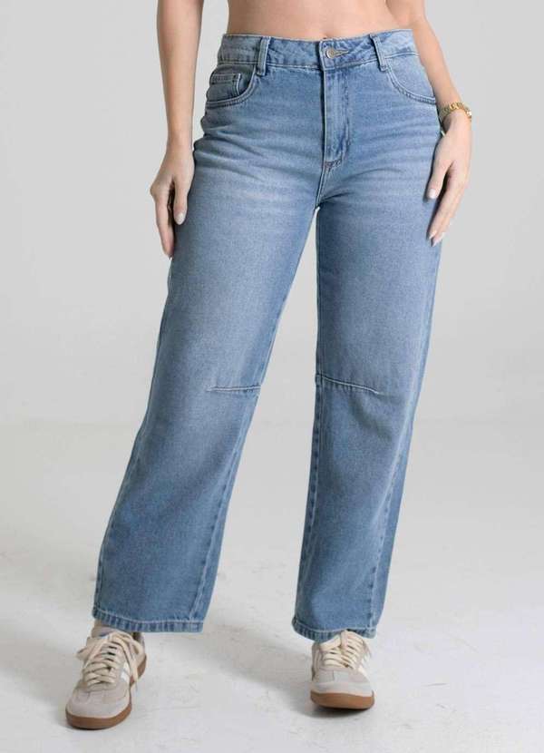 Sawary - Calça Jeans Sawary Barrel - 279936 Azul 5