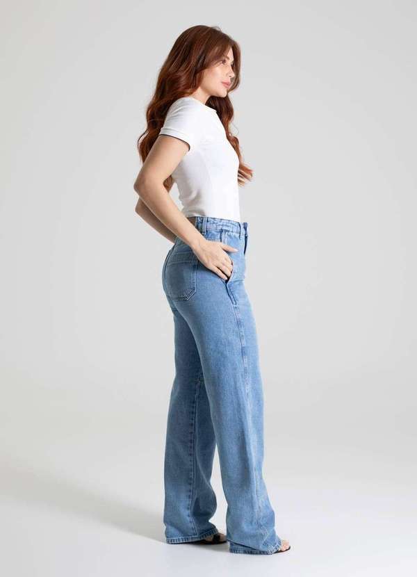 Sawary - Calça Jeans Sawary Barrel - 279942 Azul 3