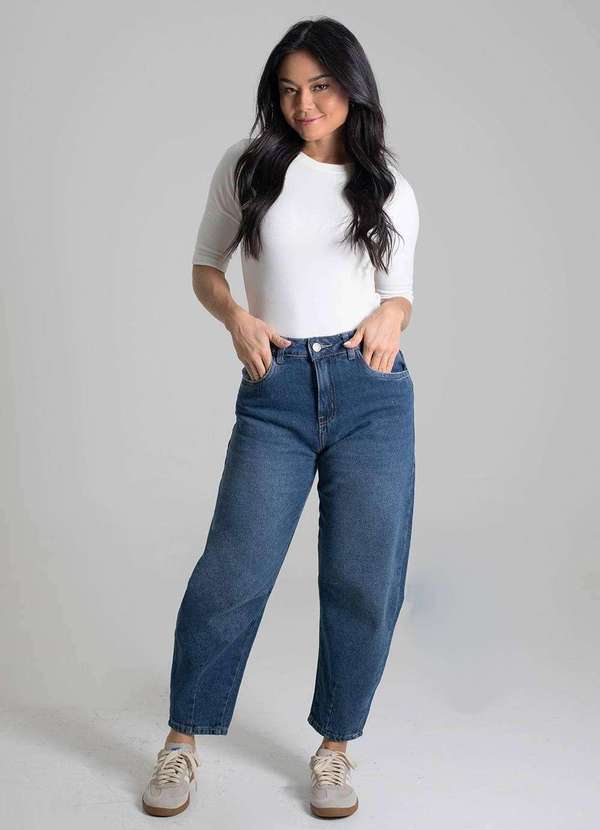 Sawary - Calça Jeans Sawary Barrel - 279995 Azul