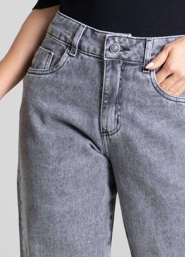 Sawary - Calça Jeans Sawary Barrel - 280058 Preto 5