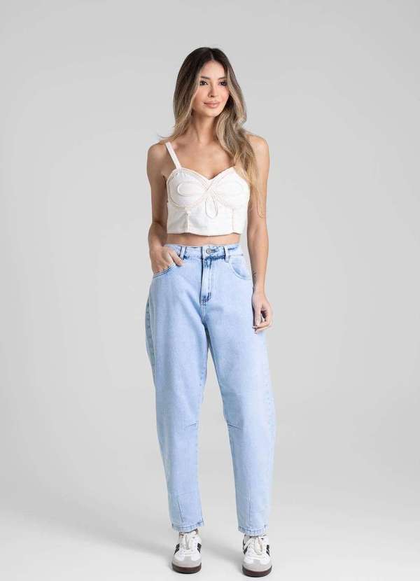 Sawary - Calça Jeans Sawary Barrel - 280309 Azul 2