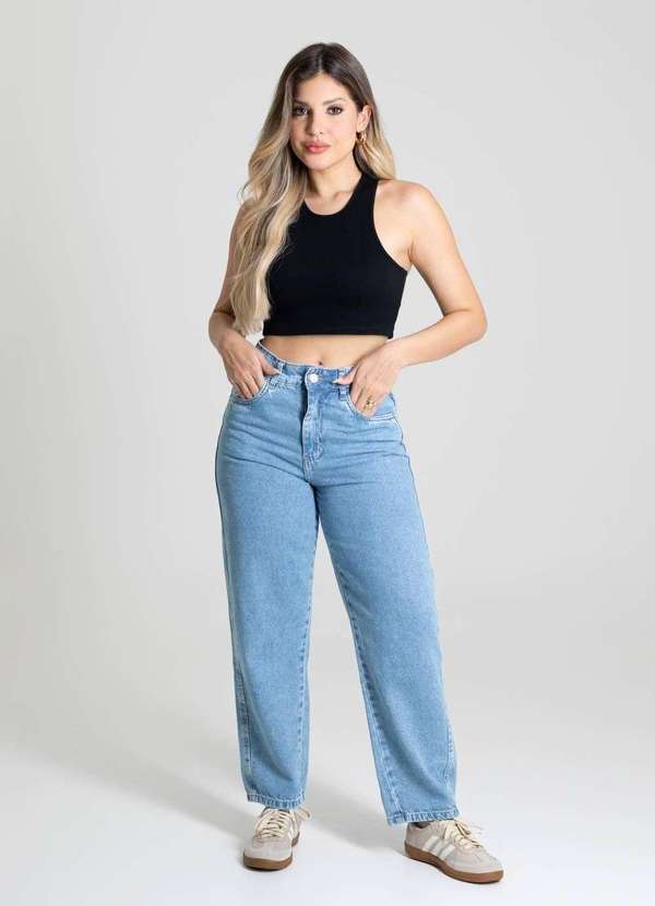Sawary - Calça Jeans Sawary Barrel - 280405 Azul 2