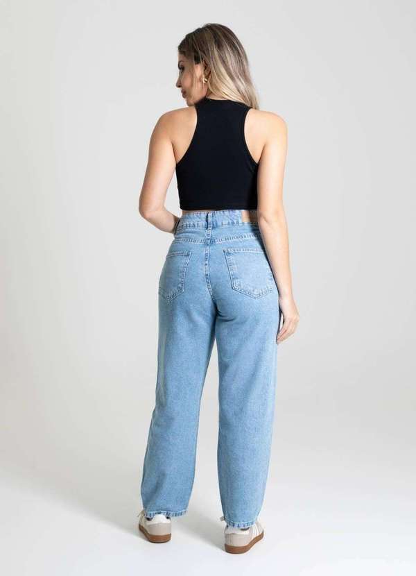 Sawary - Calça Jeans Sawary Barrel - 280405 Azul 4