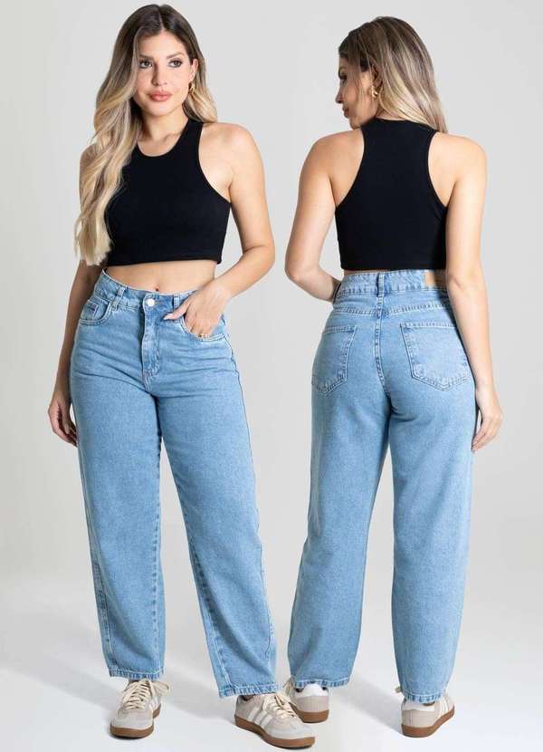 Sawary - Calça Jeans Sawary Barrel - 280405 Azul 6