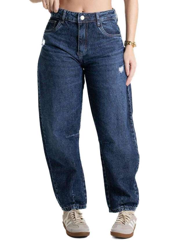 Sawary - Calça Jeans Sawary Barrel - 280456 Azul