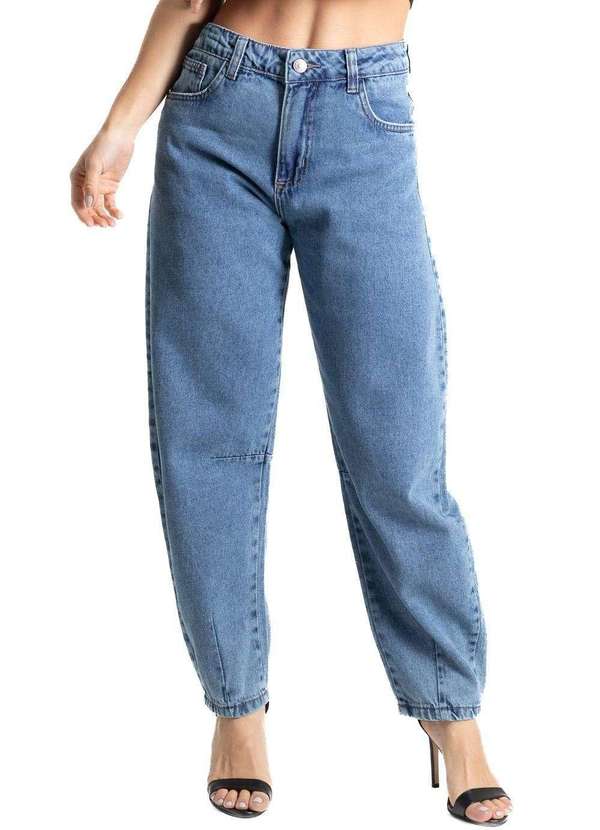 Sawary - Calça Jeans Sawary Barrel - 280501 Azul