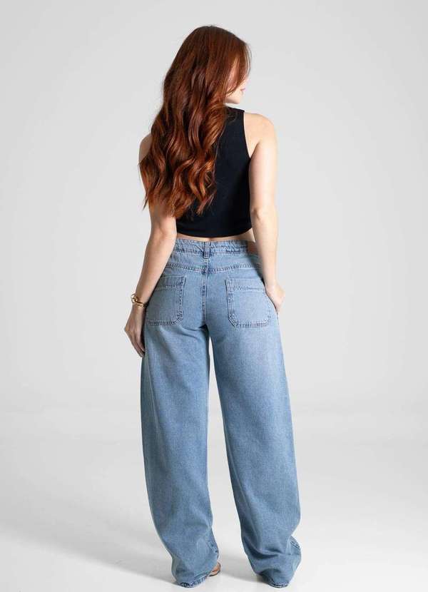 Sawary - Calça Jeans Sawary Barrel - 280502 Azul 4