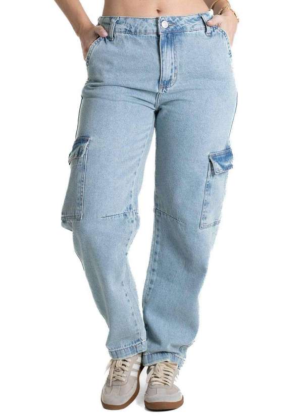 Sawary - Calça Jeans Sawary Barrel - 280514 Azul