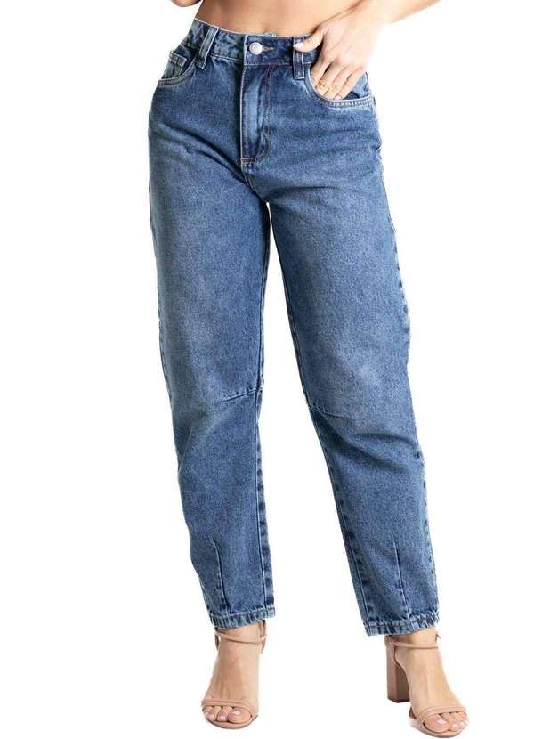 Sawary - Calça Jeans Sawary Barrel - 280516 Azul