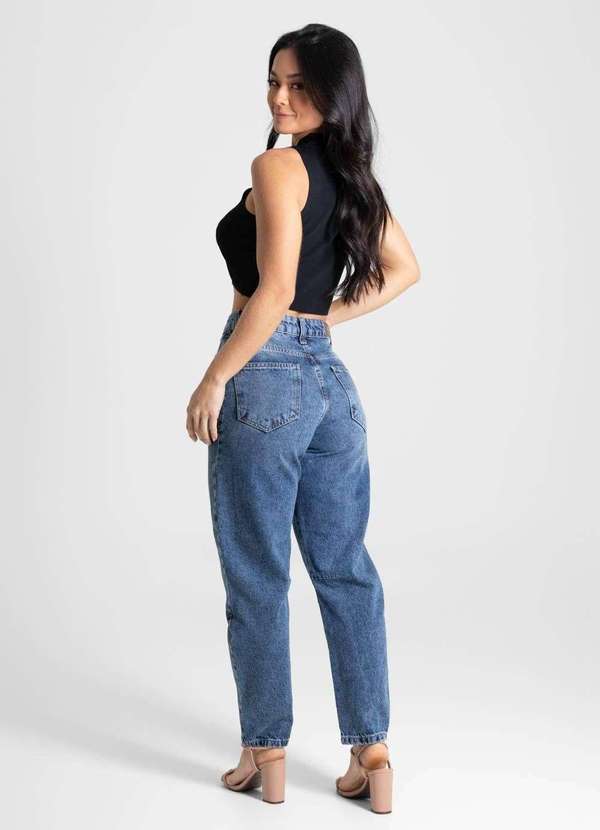Sawary - Calça Jeans Sawary Barrel - 280516 Azul 4