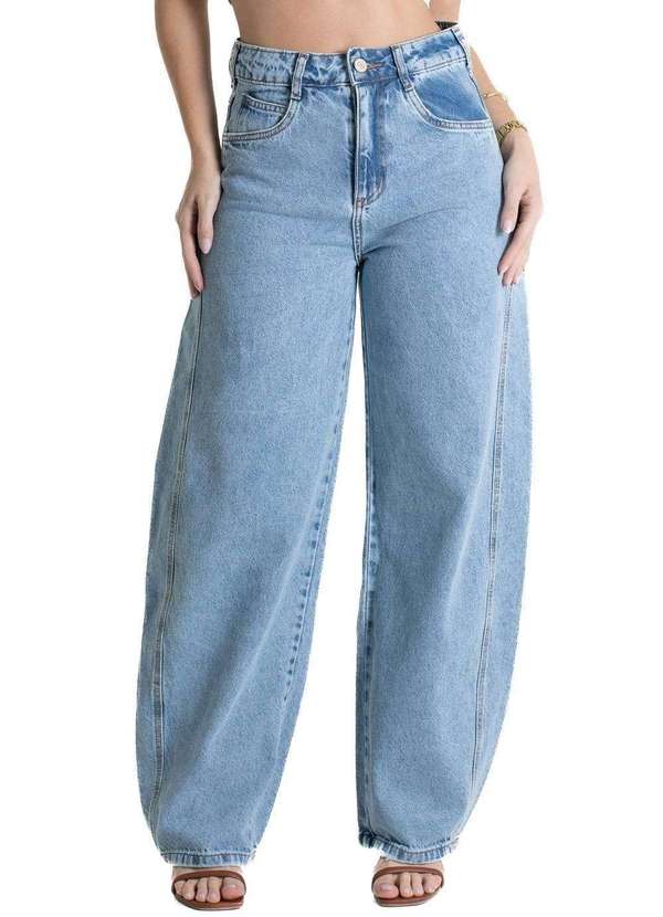 Sawary - Calça Jeans Sawary Barrel - 280635 Azul