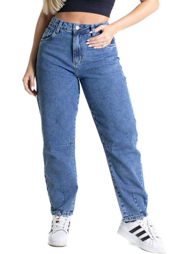 Sawary - Calça Jeans Sawary Barrel - 281024 Azul