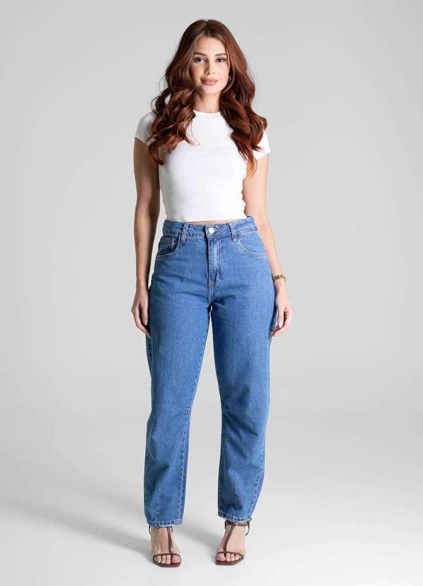 Sawary - Calça Jeans Sawary Barrel - 281264 Azul 2