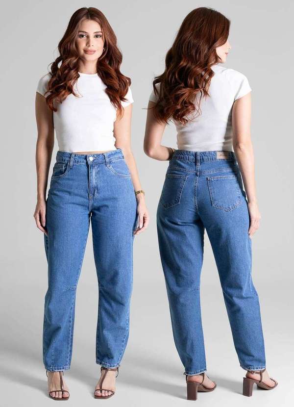 Sawary - Calça Jeans Sawary Barrel - 281264 Azul 6