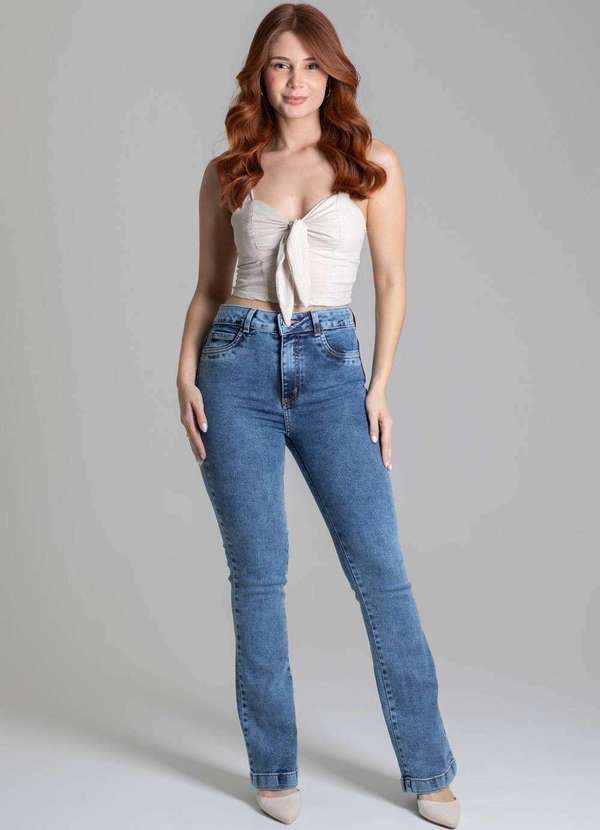 Sawary - Calça Jeans Sawary Boot Cut - 278423 Azul 2