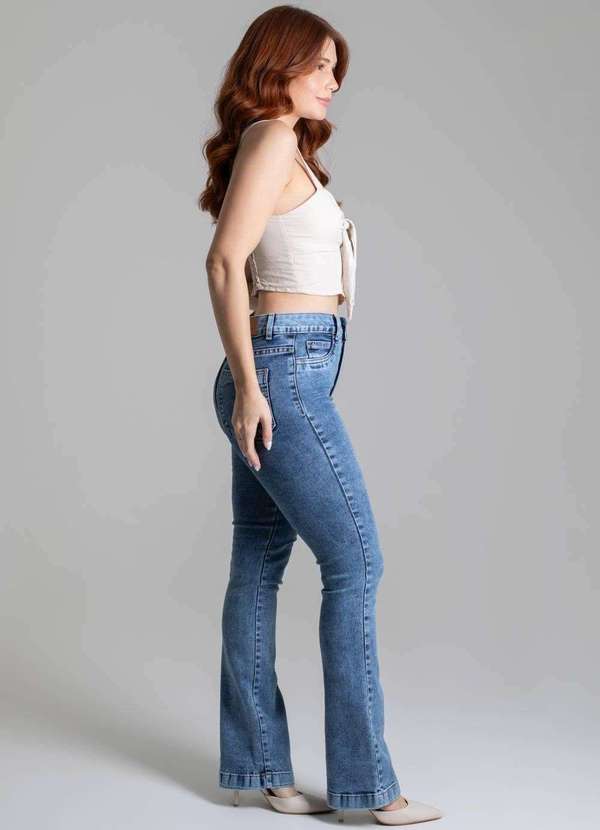 Sawary - Calça Jeans Sawary Boot Cut - 278423 Azul 3