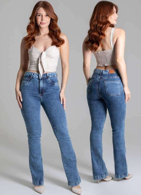Sawary - Calça Jeans Sawary Boot Cut - 278423 Azul 6