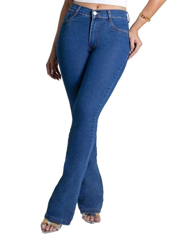 Sawary - Calça Jeans Sawary Boot Cut - 278824 Azul